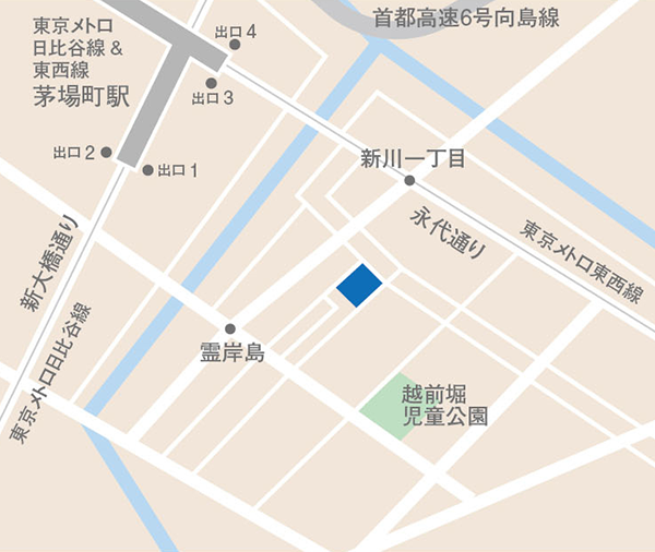 東京事務所 地図画像